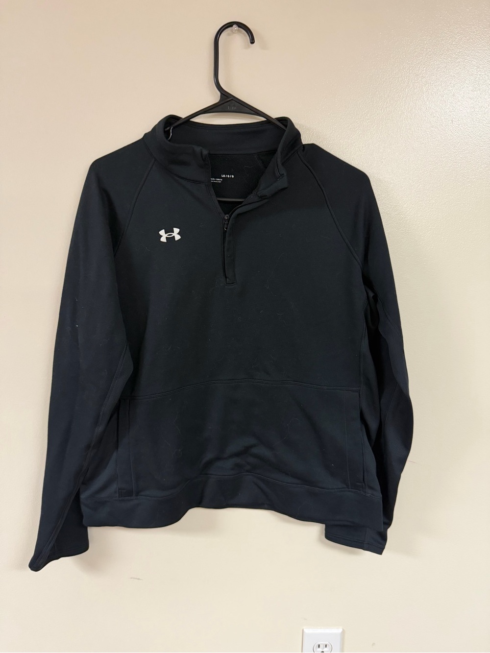 Under Armour Black Half-Zip Athletic Pullover